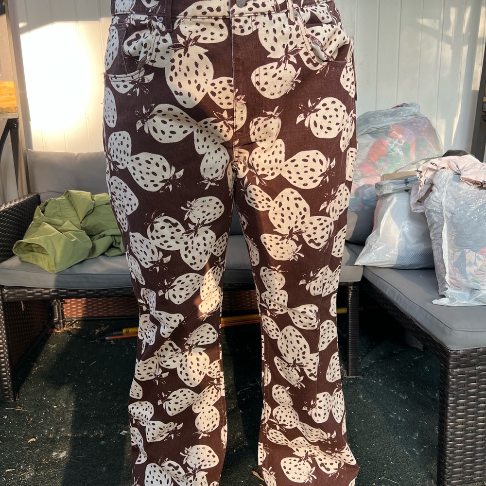Urban Outfitters Strawberry Jeans